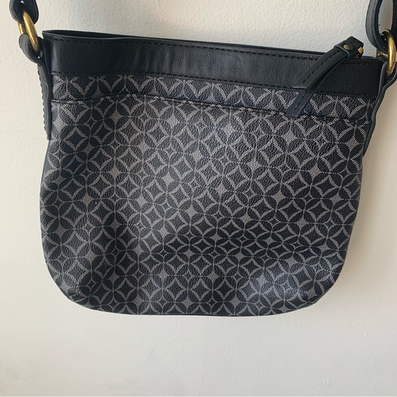 FOSSIL BLACK AND GRAY CROSSBODY BAG - Picture 9 of 10